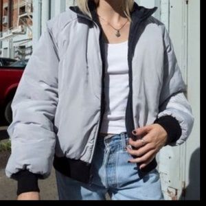 Brandy Melville Faith Reversible Puffer Jacket,NWT